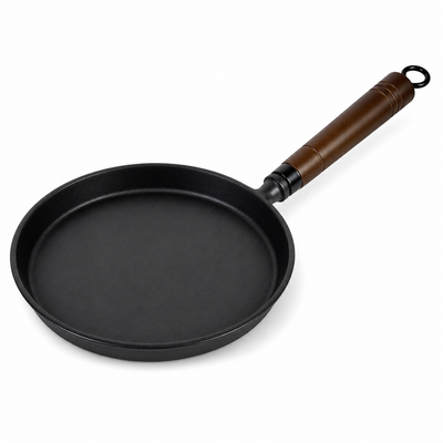 Enameled Cast Iron Skillet - Easy-Cleaning and Durable (Suitable for Induction Stove/Propane Stove)
