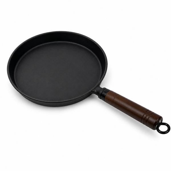 Enameled Cast Iron Skillet - Easy-Cleaning and Durable (Suitable for Induction Stove/Propane Stove)